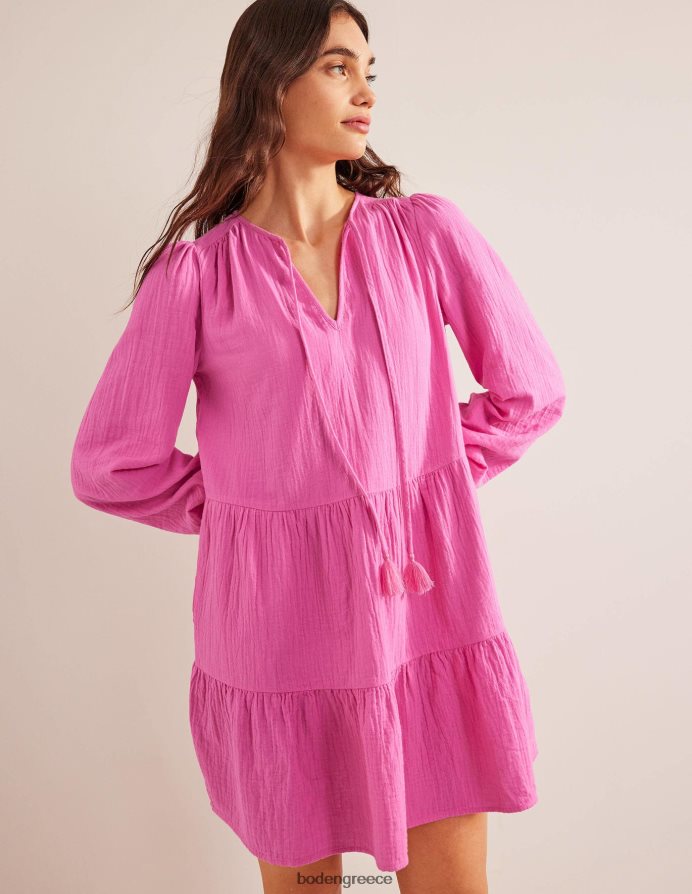 ροζ φεστιβάλ είδη ένδυσης τυρόπανο μίνι φόρεμα Boden γυναίκες 464PH81162