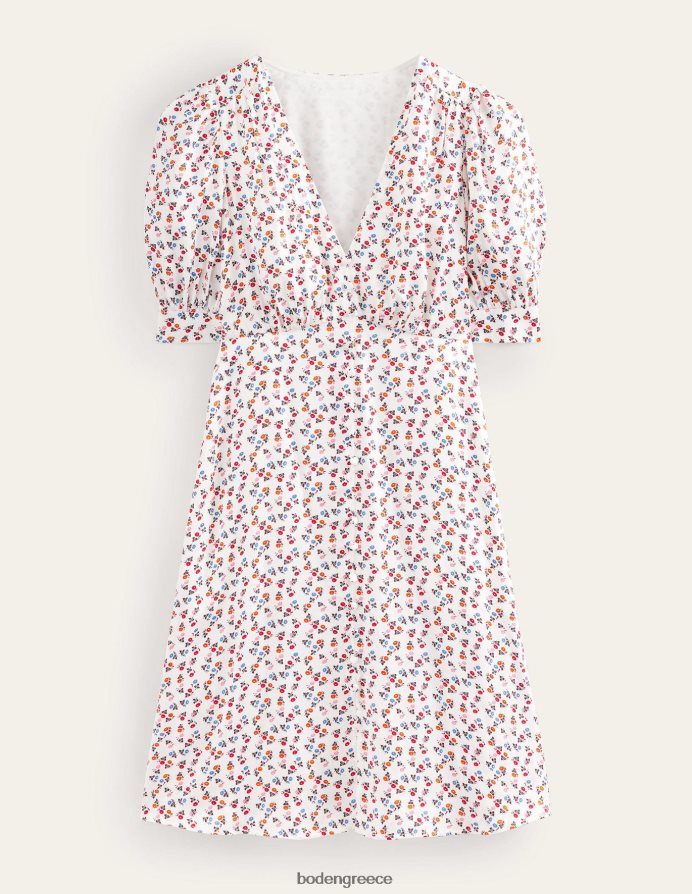 ελεφαντόδοντο & γλυκιά μαργαρίτα είδη ένδυσης σατέν φόρεμα τσαγιού Boden γυναίκες 464PH81169