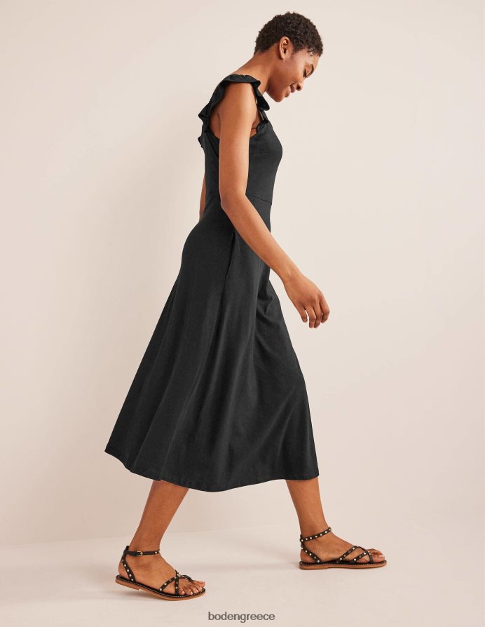 μαύρος είδη ένδυσης μίντι φόρεμα ζέρσεϊ με λεπτομέρεια Boden γυναίκες 464PH81327