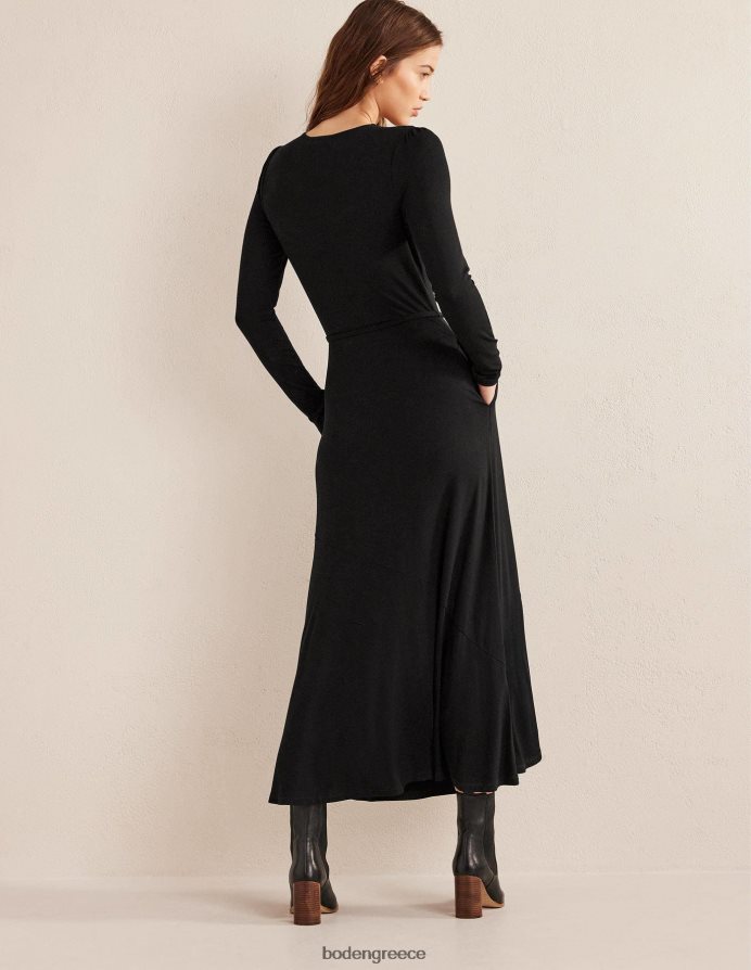 μαύρος είδη ένδυσης λεπτομέρεια φούστα τζέρσεϊ μίντι φόρεμα Boden γυναίκες 464PH81360