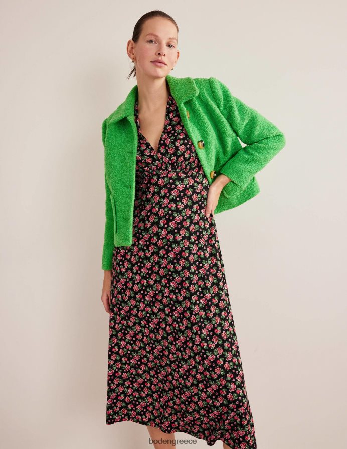 τριαντάφυλλο μαύρο & διαμάντι είδη ένδυσης τζέρσεϊ μίντι φόρεμα τσαγιού Boden γυναίκες 464PH81400