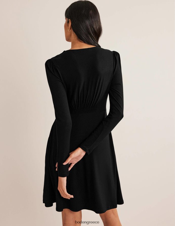 μαύρος είδη ένδυσης Μίνι φόρεμα τσαγιού ζέρσεϊ Boden γυναίκες 464PH81437