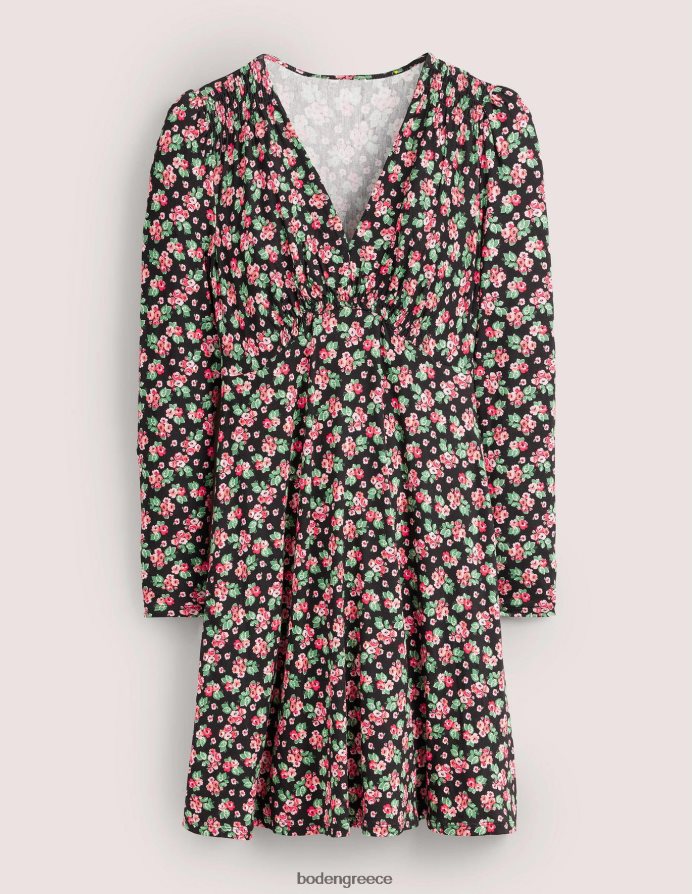 τριαντάφυλλο μαύρο & διαμάντι είδη ένδυσης Μίνι φόρεμα τσαγιού ζέρσεϊ Boden γυναίκες 464PH81603