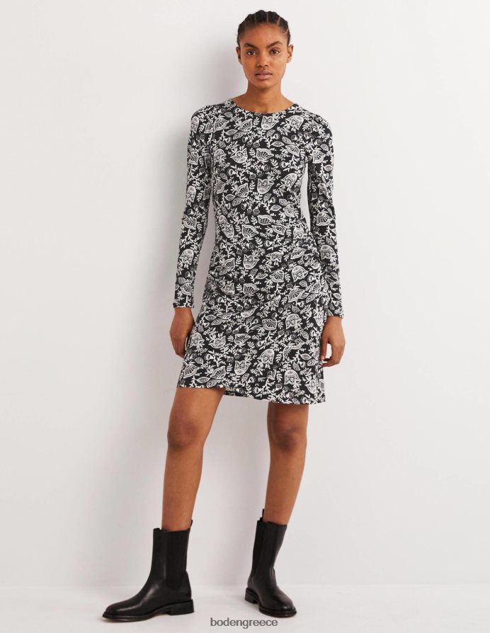 κλήμα μαύρο & τουλίπα είδη ένδυσης Μίνι φόρεμα από ζέρσεϊ Boden γυναίκες 464PH81604