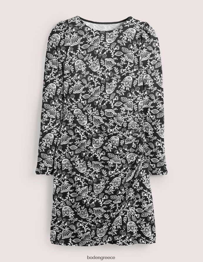 κλήμα μαύρο & τουλίπα είδη ένδυσης Μίνι φόρεμα από ζέρσεϊ Boden γυναίκες 464PH81604