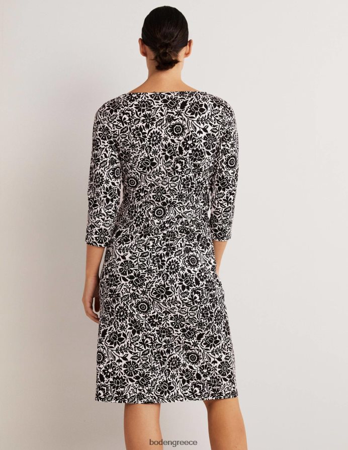 μαύρο & φύλλωμα άνθιση είδη ένδυσης φόρεμα τζέρσεϊ Boden γυναίκες 464PH81626