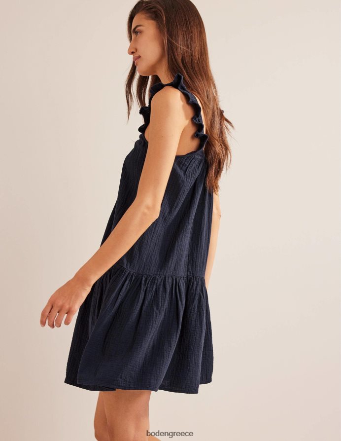 ΠΟΛΕΜΙΚΟ ΝΑΥΤΙΚΟ είδη ένδυσης τιράντες τυρόπανο φόρεμα Boden γυναίκες 464PH81736