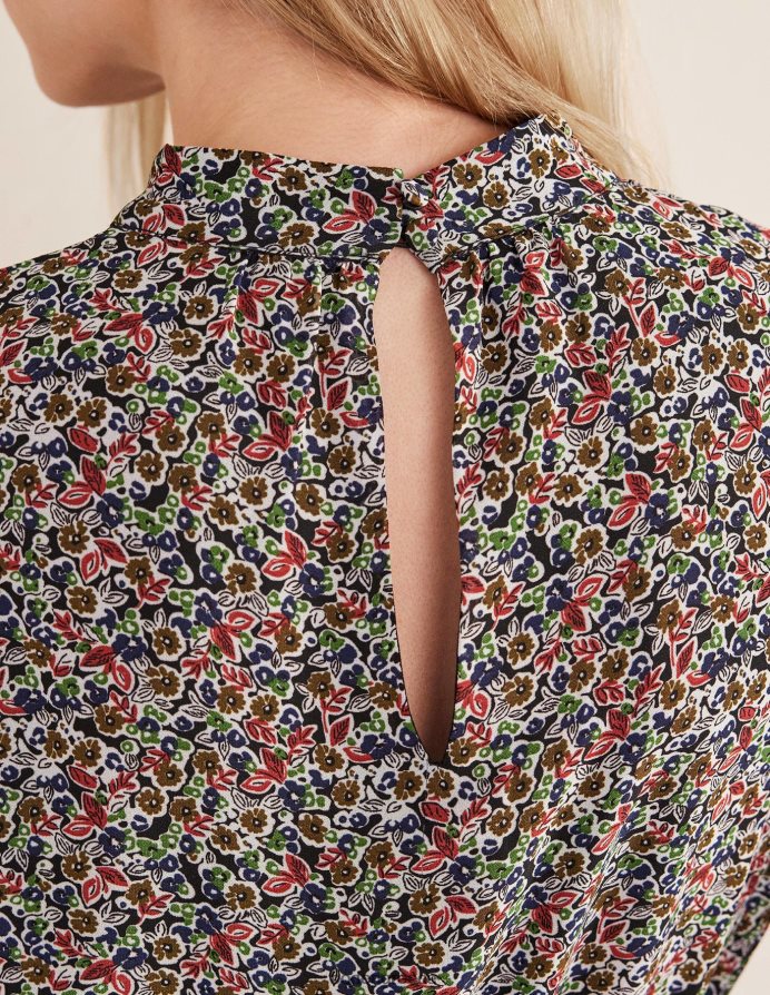 μαύρο & πεταλάκι τουαλέτα είδη ένδυσης Μίνι φόρεμα με ψηλό λαιμό Boden γυναίκες 464PH82095