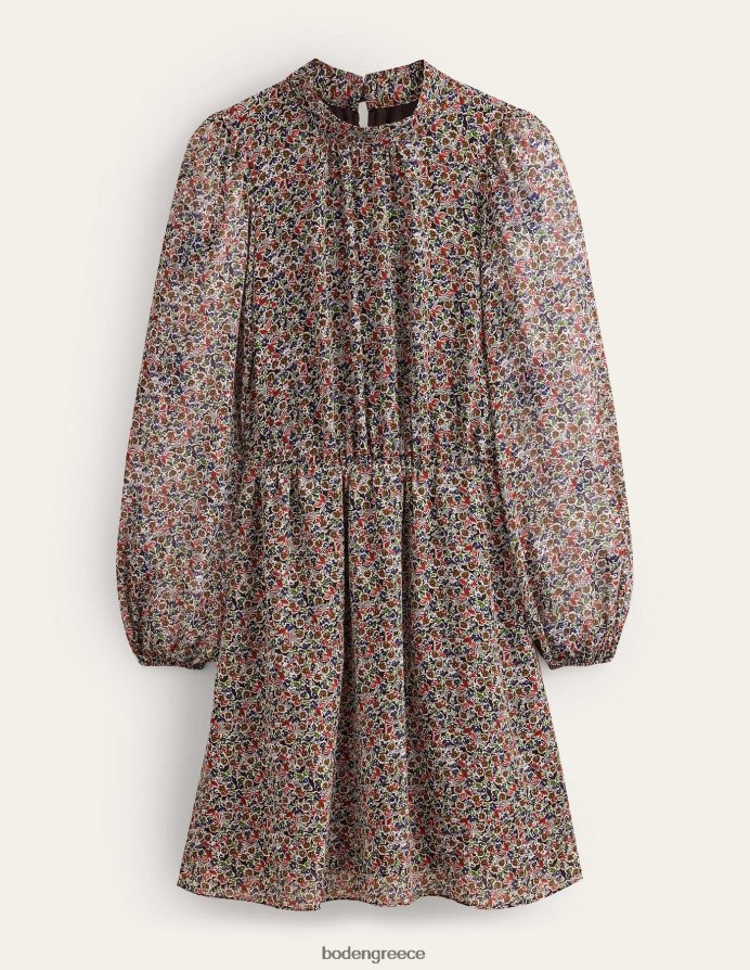 μαύρο & πεταλάκι τουαλέτα είδη ένδυσης Μίνι φόρεμα με ψηλό λαιμό Boden γυναίκες 464PH82095