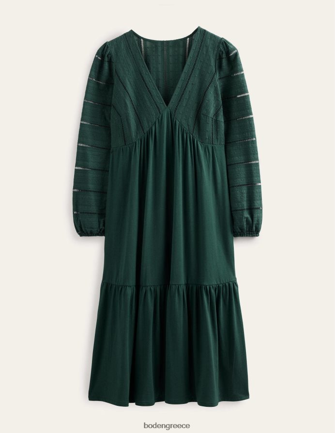 σμαραγδένια νύχτα είδη ένδυσης υφαντό μίντι φόρεμα ζέρσεϊ Boden γυναίκες 464PH82128