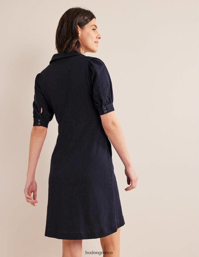 ΠΟΛΕΜΙΚΟ ΝΑΥΤΙΚΟ είδη ένδυσης Μίνι φόρεμα τσαγιού ζέρσεϊ με κουμπί Boden γυναίκες 464PH82158