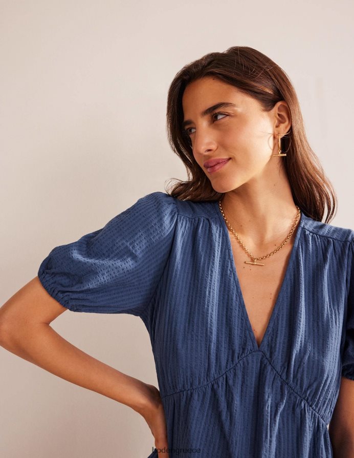 αληθινό ναυτικό είδη ένδυσης φόρεμα φανέλας Boden γυναίκες 464PH82161