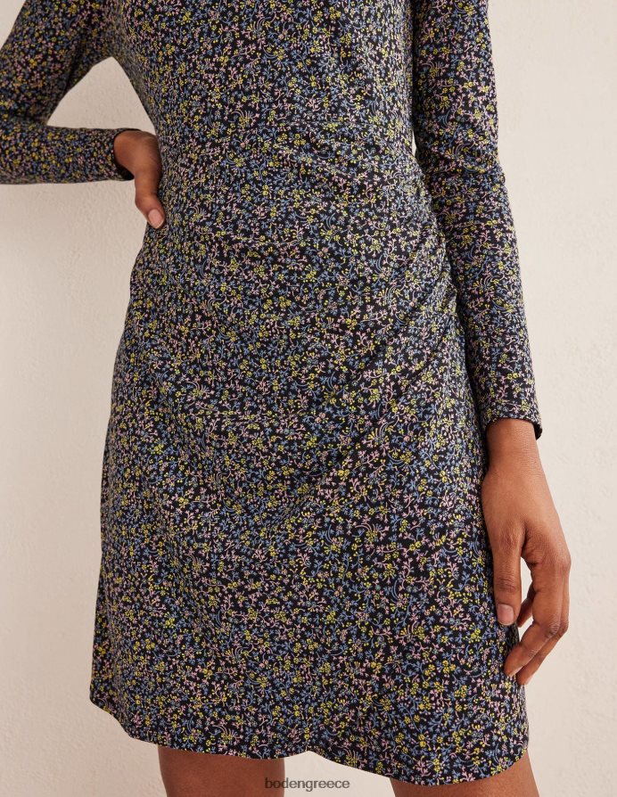 μαύρο & άγριο κλήμα είδη ένδυσης Μίνι φόρεμα από ζέρσεϊ Boden γυναίκες 464PH82468