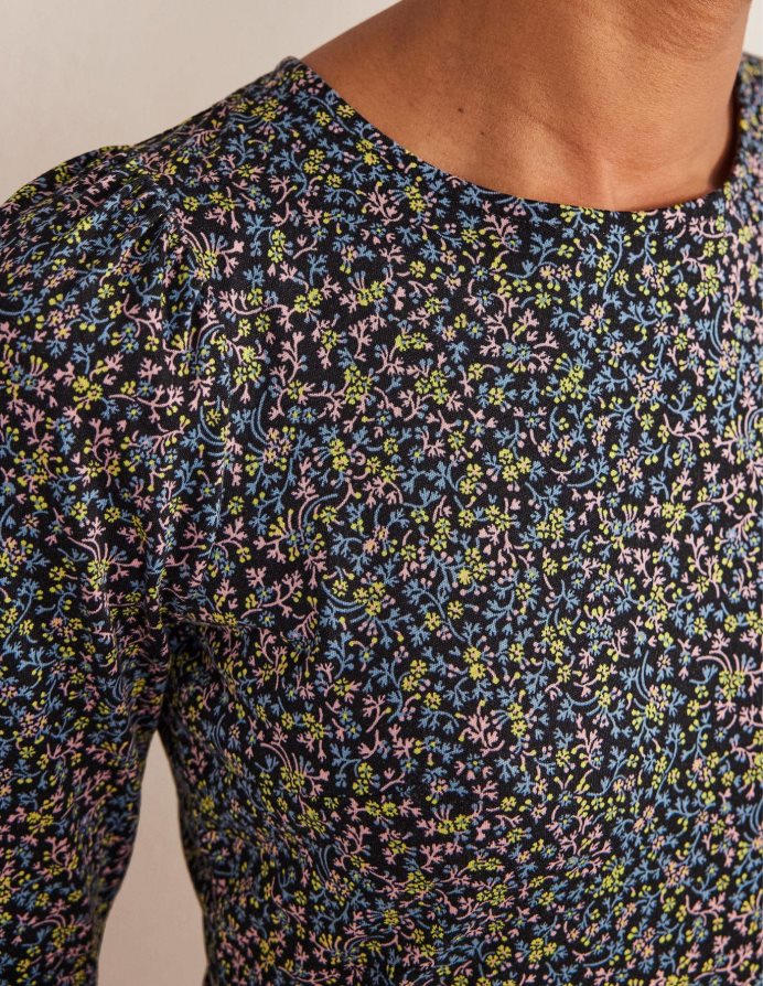 μαύρο & άγριο κλήμα είδη ένδυσης Μίνι φόρεμα από ζέρσεϊ Boden γυναίκες 464PH82468