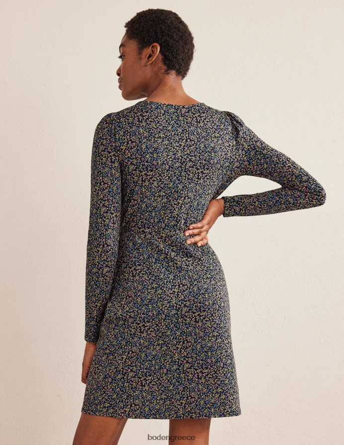 μαύρο & άγριο κλήμα είδη ένδυσης Μίνι φόρεμα από ζέρσεϊ Boden γυναίκες 464PH82468