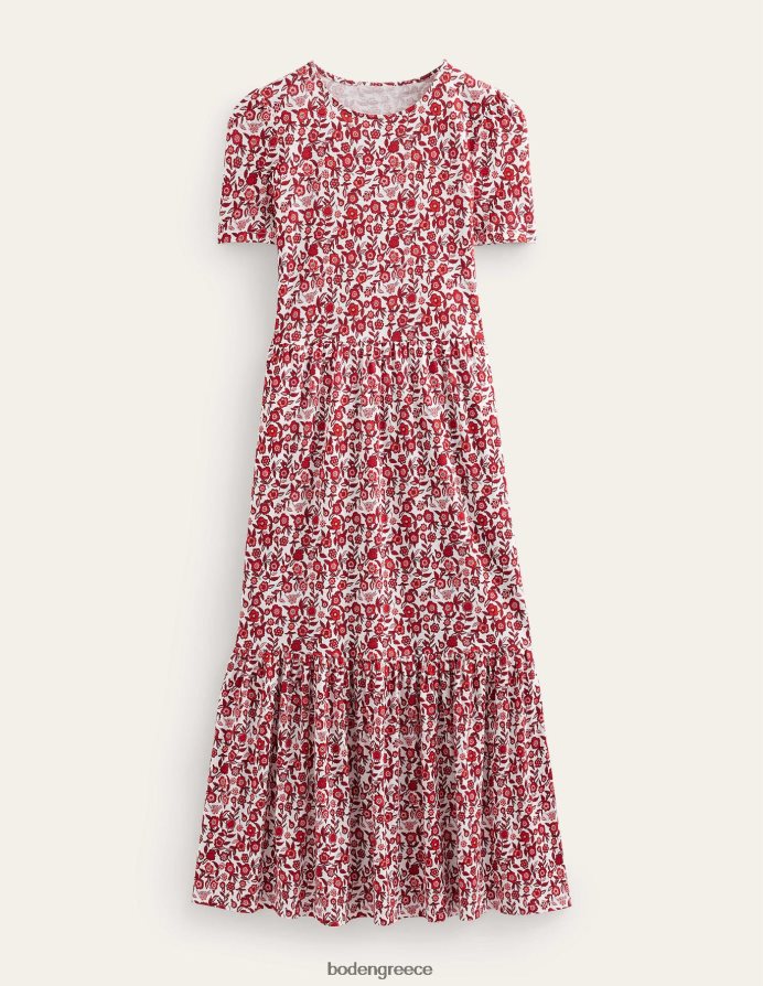 άνθιση αλεξανδρινού και πανσές είδη ένδυσης μίντι φόρεμα από ζέρσεϊ σε επίπεδα Boden γυναίκες 464PH82475