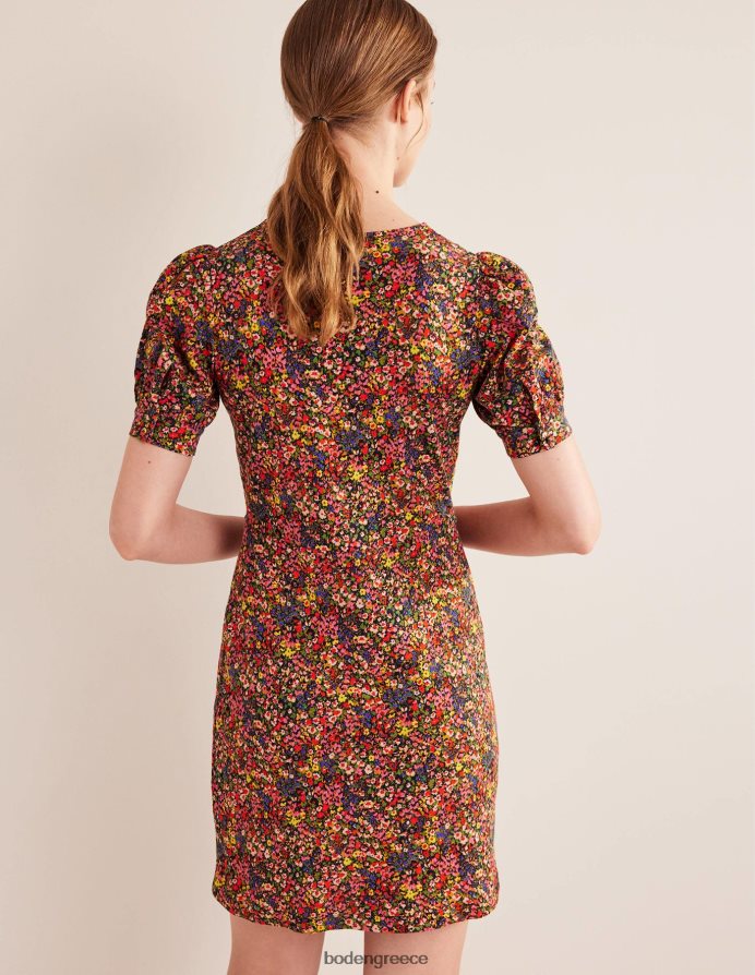 πέταλο πολυ & γαρδένιας είδη ένδυσης Μίνι φόρεμα με λαιμόκοψη Boden γυναίκες 464PH82481