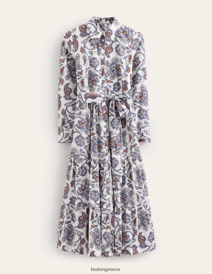 νυχτολούλουδο είδη ένδυσης βαμβακερό μάξι φόρεμα σε επίπεδα Boden γυναίκες 464PH82546