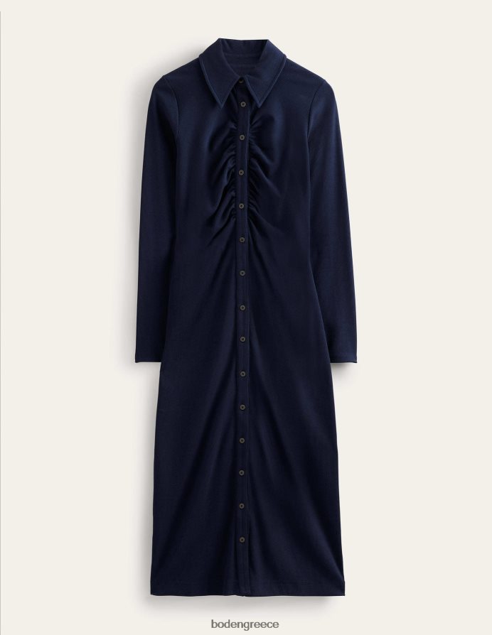 ΠΟΛΕΜΙΚΟ ΝΑΥΤΙΚΟ είδη ένδυσης μίντι φόρεμα πουκάμισο με ραβδώσεις Boden γυναίκες 464PH82549