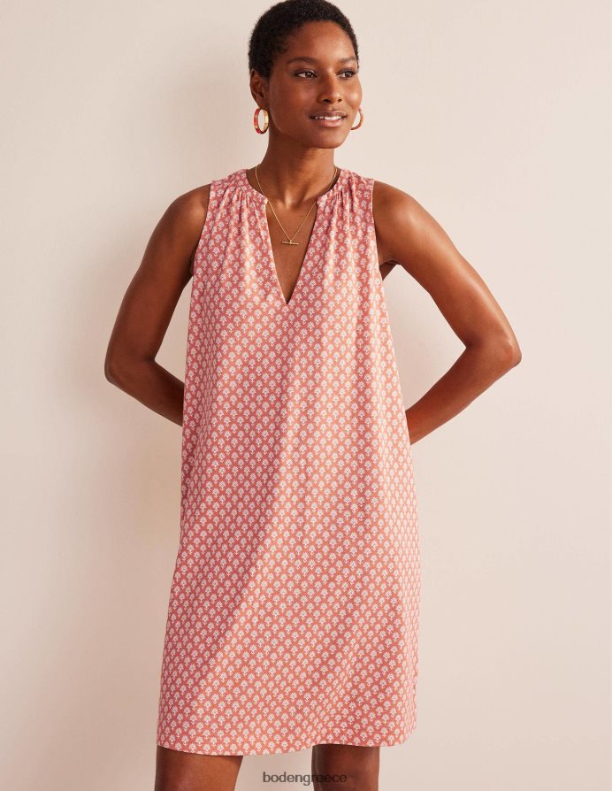 λωτός & μαργαρίτα είδη ένδυσης φόρεμα ζέρσεϊ με λαιμόκοψη Boden γυναίκες 464PH82