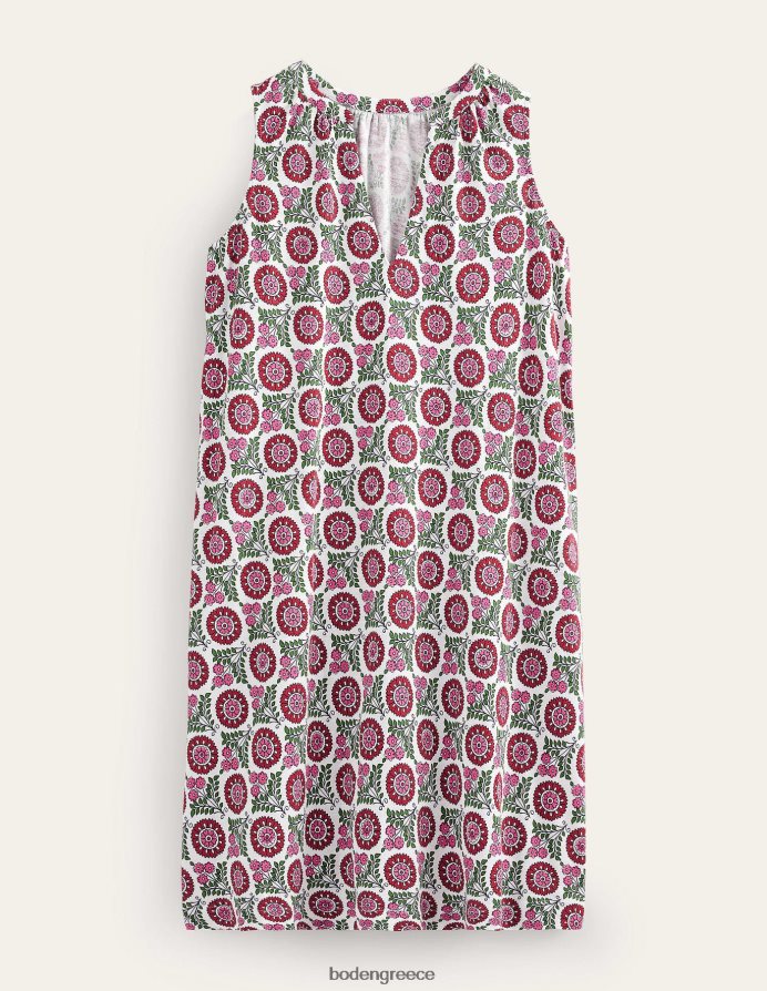 τζιν φιζ & κλωναράκι ηλίανθου είδη ένδυσης φόρεμα ζέρσεϊ με λαιμόκοψη Boden γυναίκες 464PH831