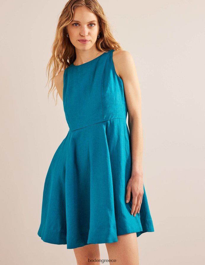 βάσκας είδη ένδυσης Μίνι λινό φόρεμα σε εφαρμογή Boden γυναίκες 464PH878