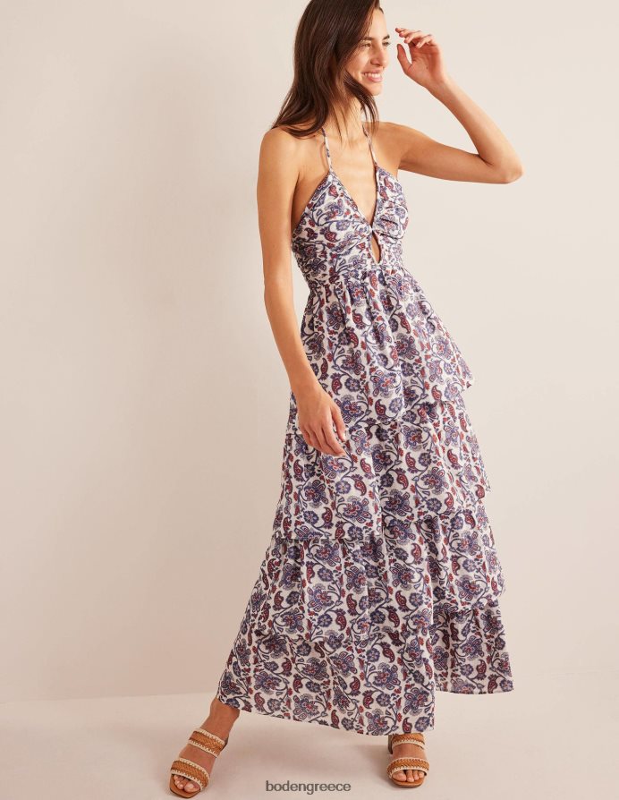 νυχτολούλουδο είδη ένδυσης μάξι φόρεμα με ρουχαλιές Boden γυναίκες 464PH8959