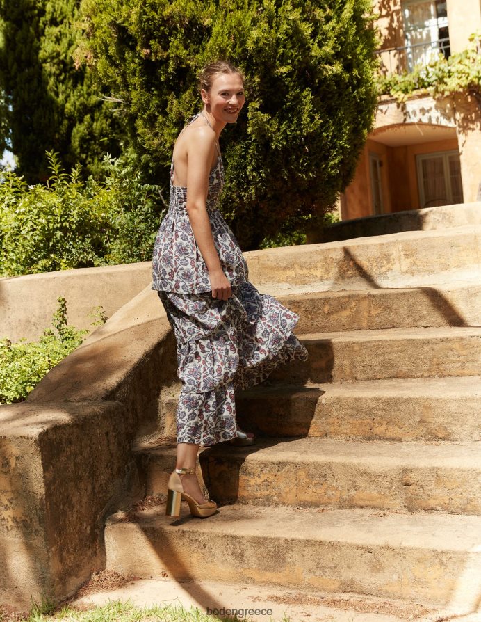 νυχτολούλουδο είδη ένδυσης μάξι φόρεμα με ρουχαλιές Boden γυναίκες 464PH8959