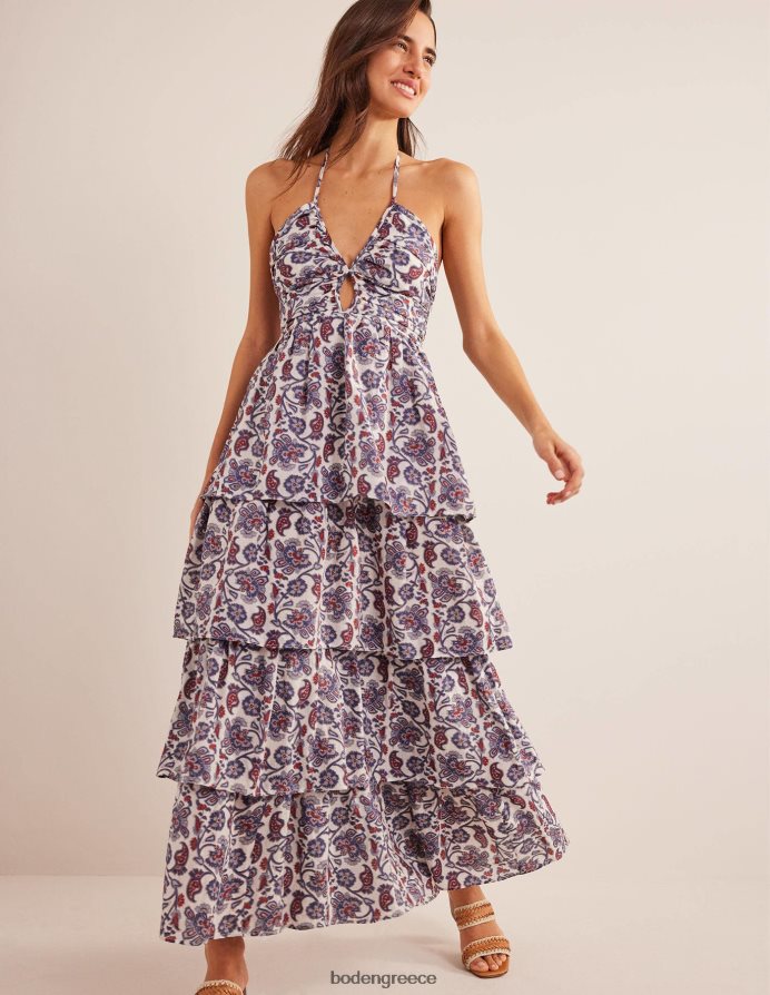 νυχτολούλουδο είδη ένδυσης μάξι φόρεμα με ρουχαλιές Boden γυναίκες 464PH8959