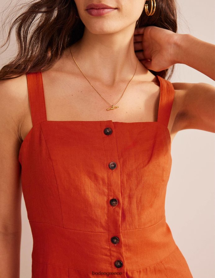 κουμκουάτ είδη ένδυσης μίντι φόρεμα με τιράντες Boden γυναίκες 464PH8967