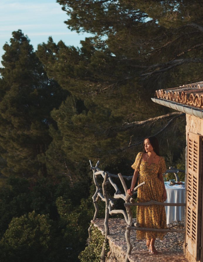 Σιναπόσπορος & λιβάδι πτώση είδη ένδυσης Μαξι φόρεμα με λεπτομέρεια με καπίστρι Boden γυναίκες 464PH89