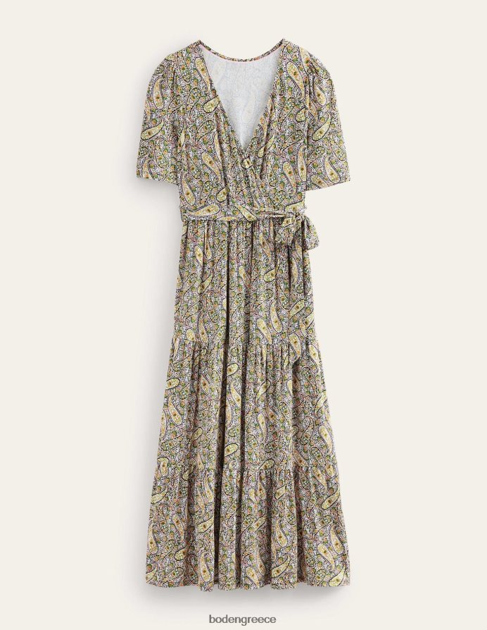 Park Ranger & Paisley Blooms είδη ένδυσης μάξι φόρεμα ζέρσεϊ σε επίπεδα Boden γυναίκες 464PH81488