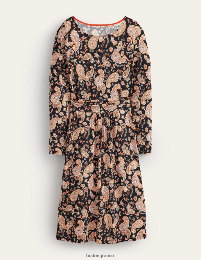 black & paisley πάθος είδη ένδυσης φόρεμα τζέρσεϊ της abigail Boden γυναίκες 464PH81192