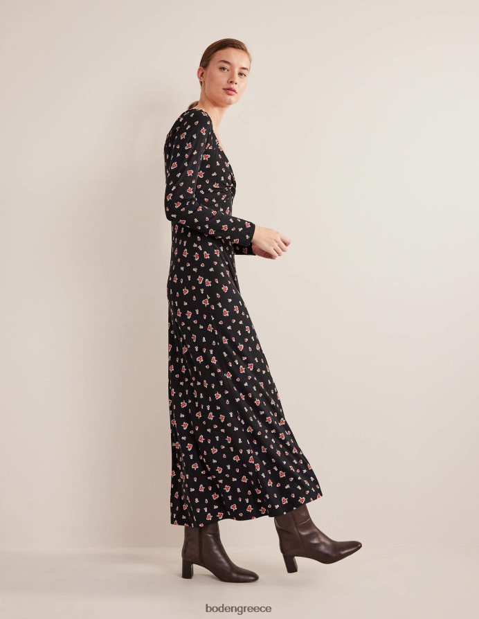 black & rose pop είδη ένδυσης μίντι φόρεμα ζέρσεϊ αγαπημένη Boden γυναίκες 464PH81546