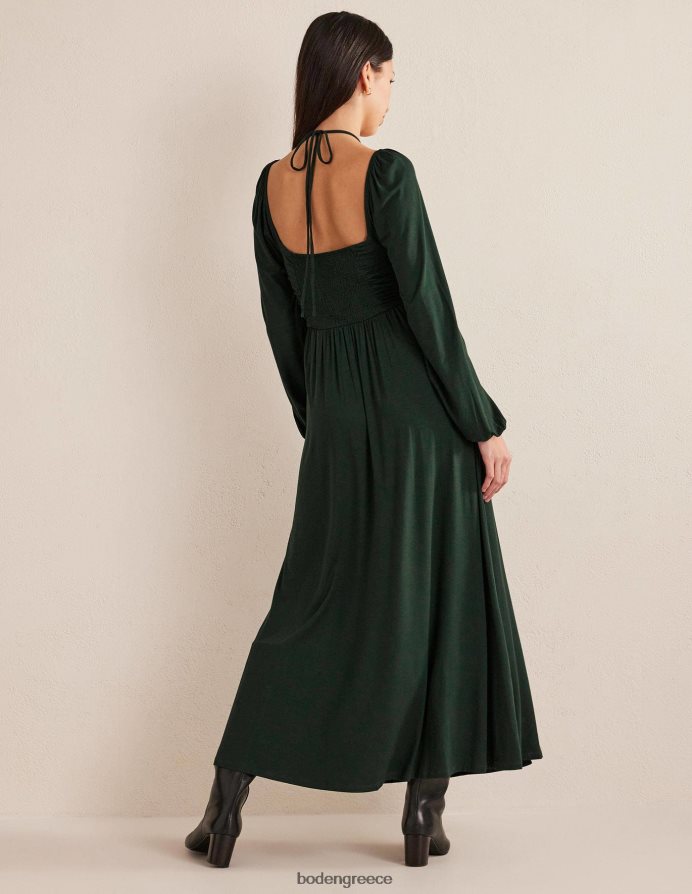 cavolo nero είδη ένδυσης μάξι φόρεμα ζέρσεϊ με λεπτομέρεια γραβάτα Boden γυναίκες 464PH81325