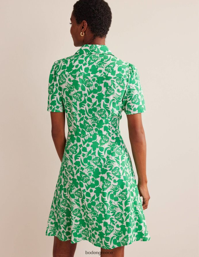 πράσινο & άνθιση τουλίπας είδη ένδυσης φόρεμα πουκάμισο clara Boden γυναίκες 464PH839