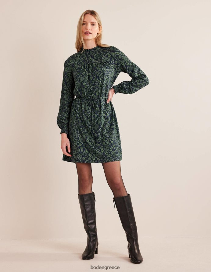 φασόλια & τροπικό γούρι είδη ένδυσης easy yoke μίνι φόρεμα ζέρσεϊ Boden γυναίκες 464PH82118