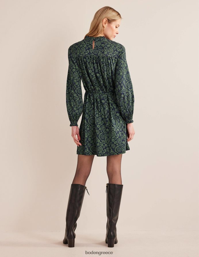 φασόλια & τροπικό γούρι είδη ένδυσης easy yoke μίνι φόρεμα ζέρσεϊ Boden γυναίκες 464PH82118