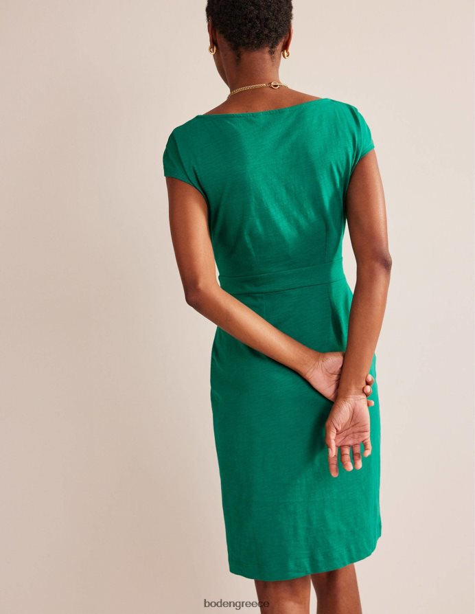 φωτεινό σμαράγδι είδη ένδυσης florrie φόρεμα ζέρσεϊ Boden γυναίκες 464PH8588