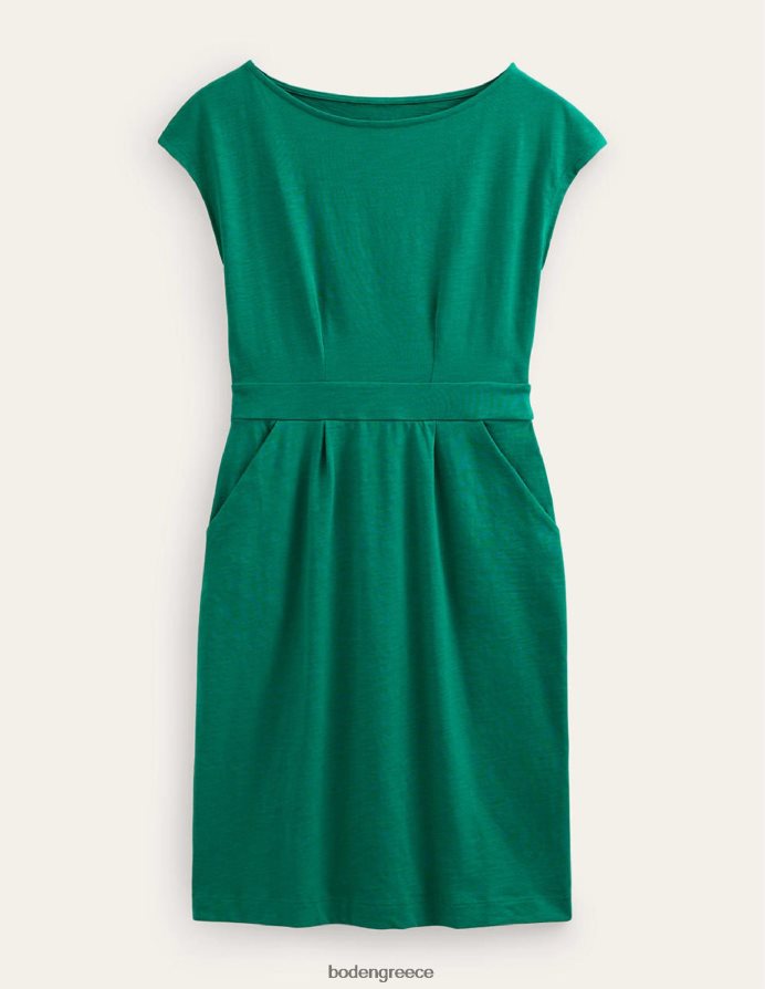 φωτεινό σμαράγδι είδη ένδυσης florrie φόρεμα ζέρσεϊ Boden γυναίκες 464PH8588