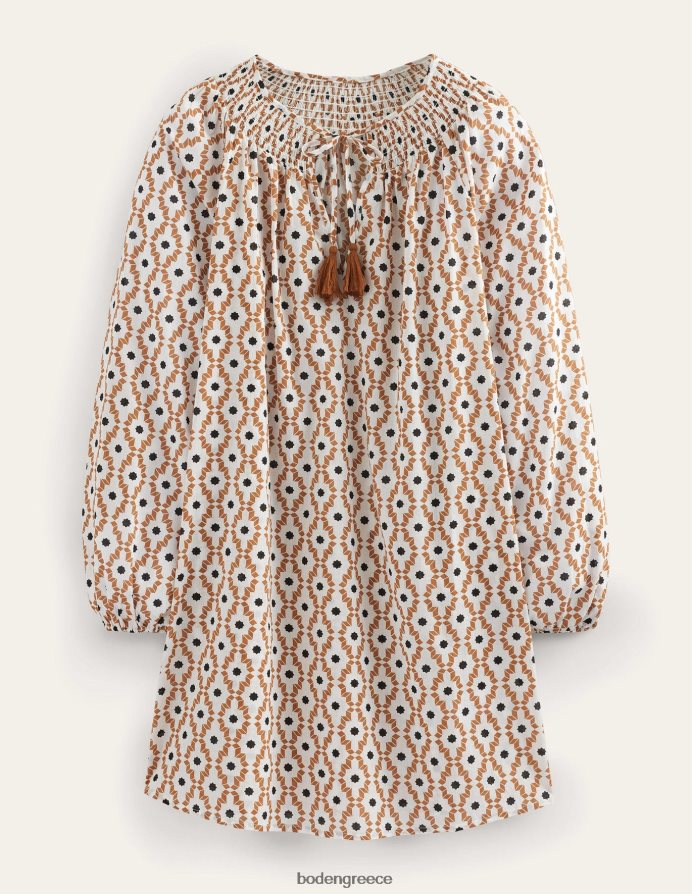 κάσιους & geo trance είδη ένδυσης smocked neck παραλία καφτάνι Boden γυναίκες 464PH82142