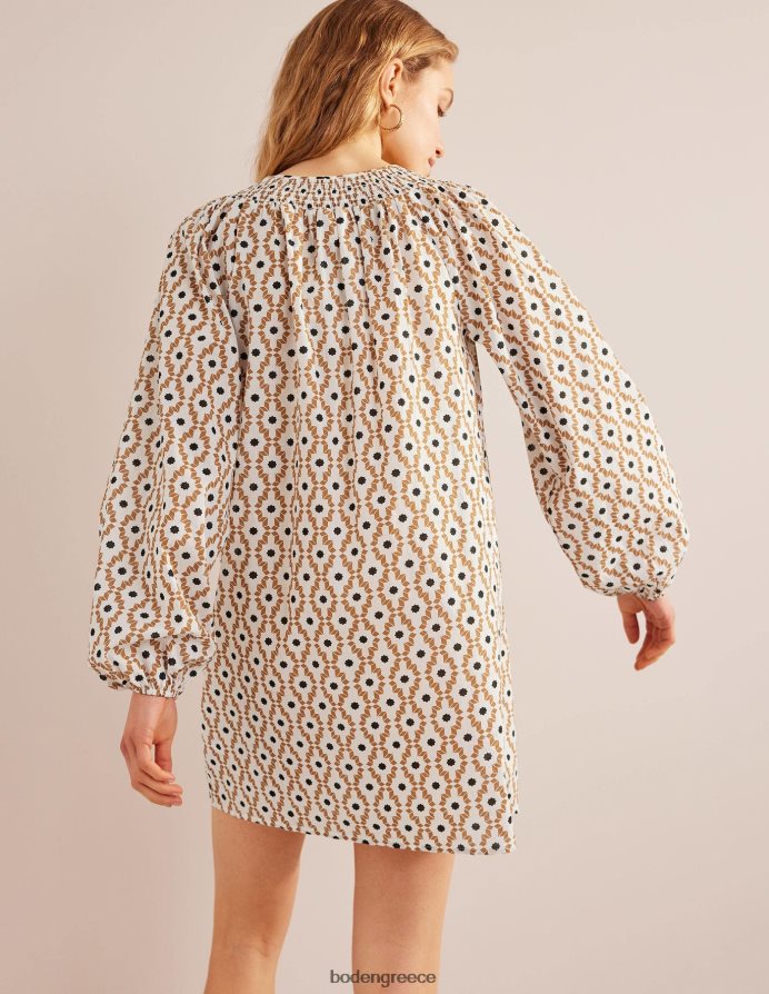 κάσιους & geo trance είδη ένδυσης smocked neck παραλία καφτάνι Boden γυναίκες 464PH82142