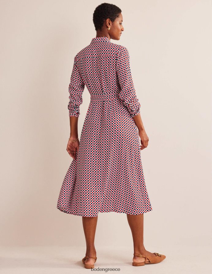 γιορτή πορτοκάλι & διαμάντι είδη ένδυσης μίντι πουκάμισο φόρεμα kate Boden γυναίκες 464PH845