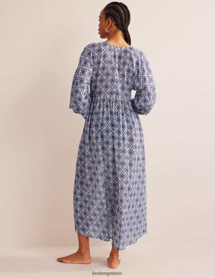 στροβιλισμός ελεφαντόδοντου & χλωρίδας είδη ένδυσης maxi empire beach καφτάνι Boden γυναίκες 464PH81567