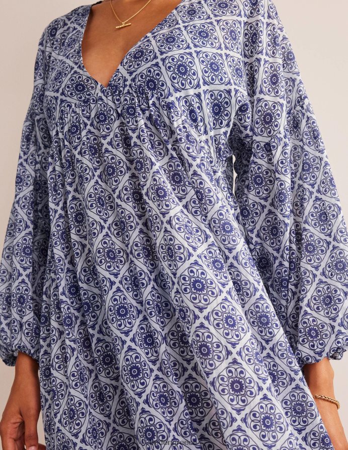 στροβιλισμός ελεφαντόδοντου & χλωρίδας είδη ένδυσης maxi empire beach καφτάνι Boden γυναίκες 464PH81567