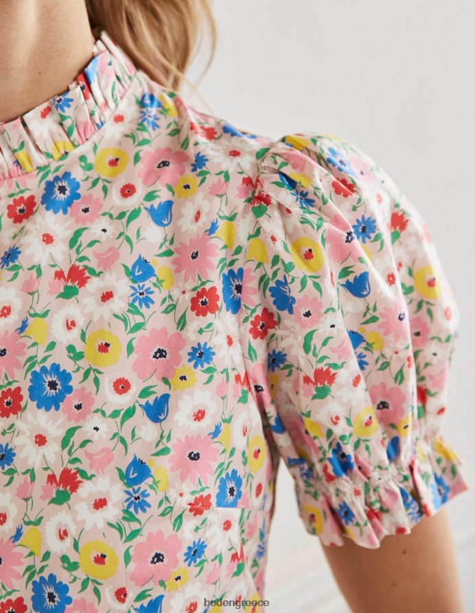 milkshake & κομψό άνθος είδη ένδυσης Μίντι φόρεμα με λαιμόκοψη Boden γυναίκες 464PH82599