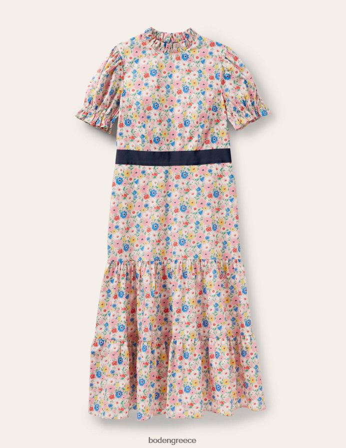 milkshake & κομψό άνθος είδη ένδυσης Μίντι φόρεμα με λαιμόκοψη Boden γυναίκες 464PH82599