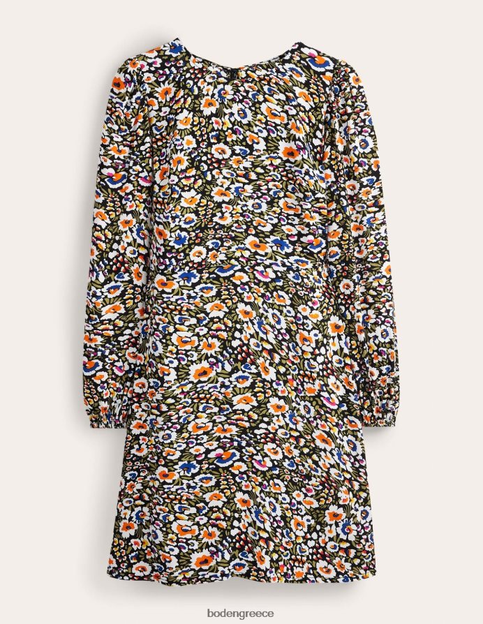 multi & Eden άνθιση είδη ένδυσης Μίνι φόρεμα με στάμπα με λαιμόκοψη Boden γυναίκες 464PH81643