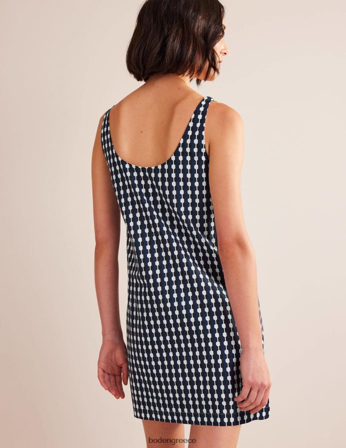 navy & geo azure είδη ένδυσης φόρεμα με σέσουλα shift Boden γυναίκες 464PH81143