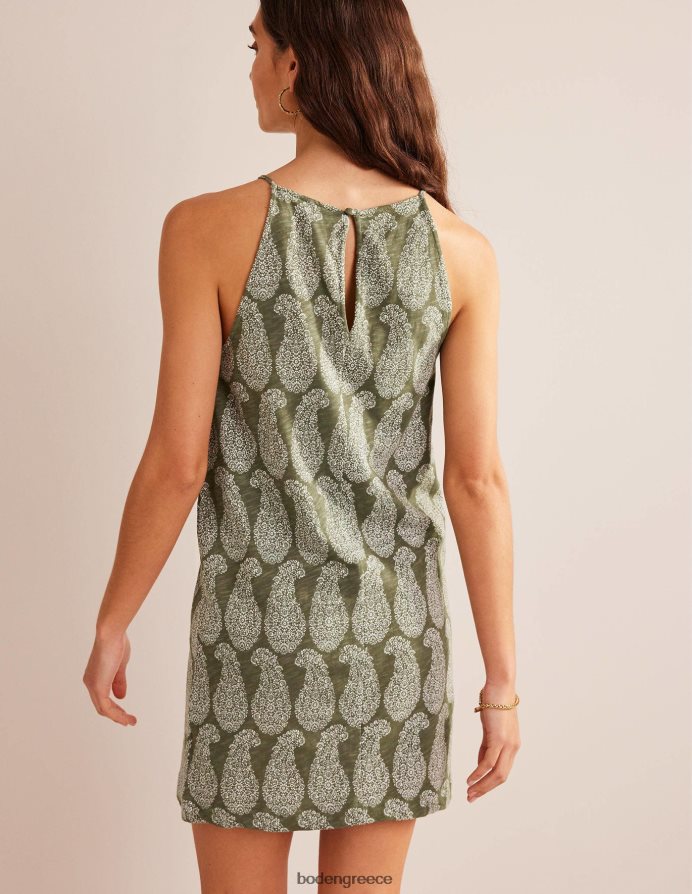 έλατο & γλυκό paisley είδη ένδυσης Μίνι φόρεμα φανέλας με λαιμόδρομο Boden γυναίκες 464PH81448